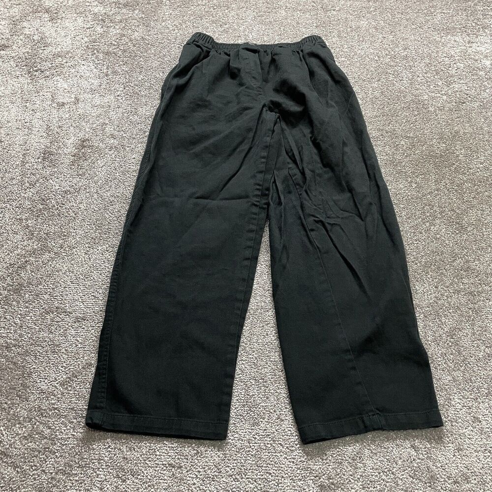 Woman Within Jeans Pants Womens Plus 16W Black Classic Fit Straight Ladies 28x28